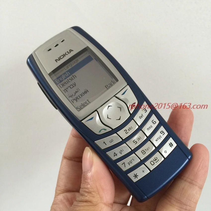 Мобильный телефон Nokia 6610 2G GSM отремонтированный дешевый телефон и Арабская Русская клавиатура