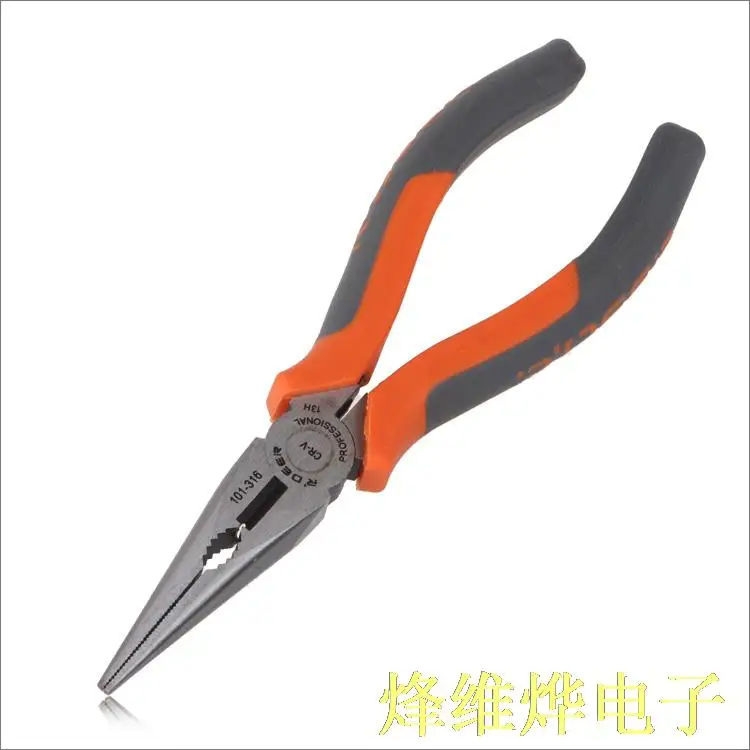 

6 -inch industrial-grade quality chrome vanadium steel needle nose pliers