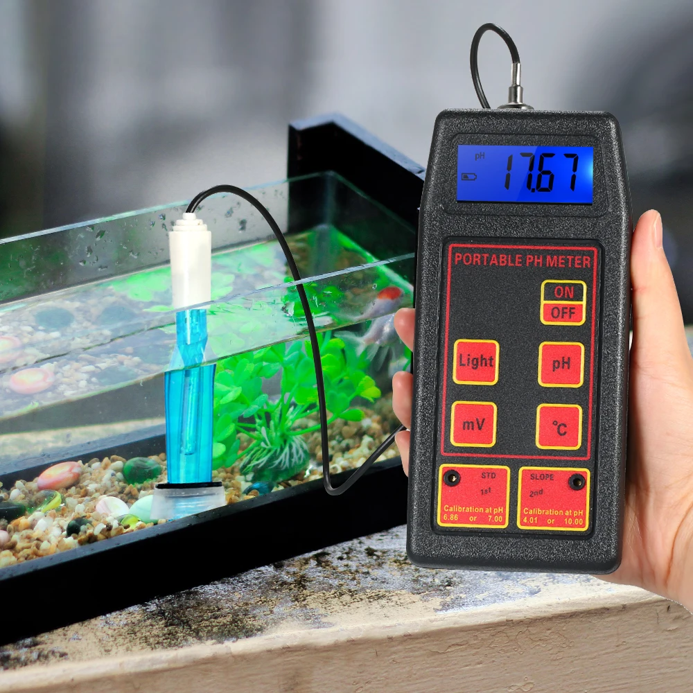 Портативный Измеритель Качества Воды pH/ORP/TEMP цифровой ЖК-монитор качества воды с