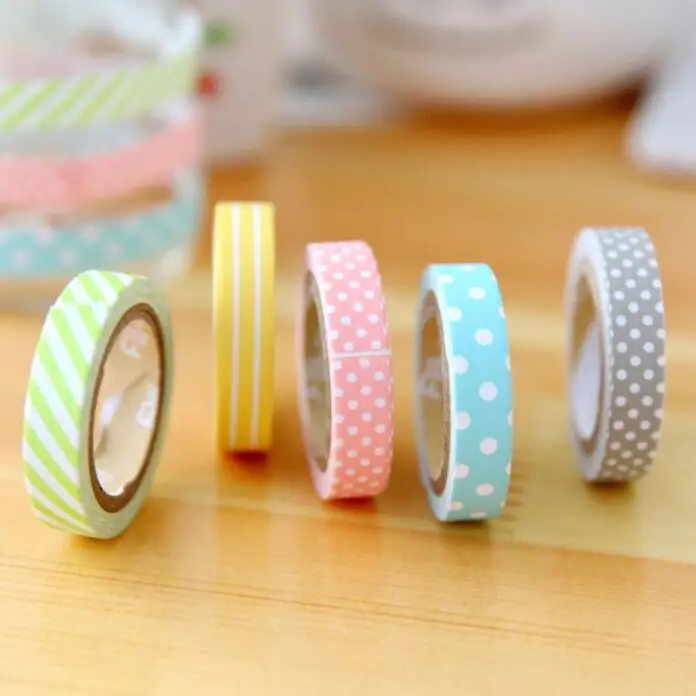 12 упак./лот Карамельный Цвет Радуга Washi лента клейкая DIY Скрапбукинг Стикеры