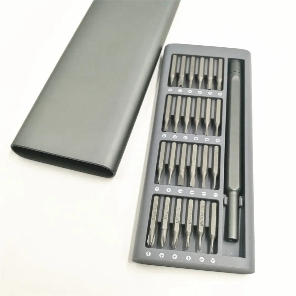 24Pcs Multi-Tool Magnetic Screwdriver Set Repair Kit with Alloy Case Tools Watch mobile phone repair tool | Инструменты