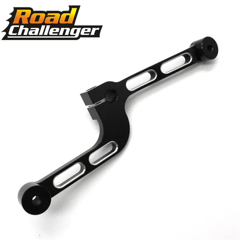 

For Harley Sportster XL 883 1200 48 72 Motorcycle Black Aluminum Gear Shift Lever Softer Footrest Shifter Peg