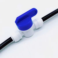1 pcs 14 inch 6 35mm fast connection straight valvue water control for water purifiers misting system