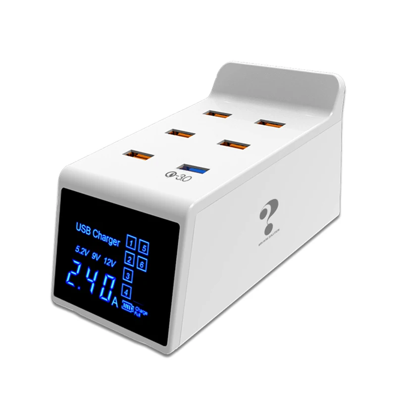 АББ-? Wenhao Быстрая зарядка 3 0 Usb зарядное устройство 8A мобильный планшетный ПК