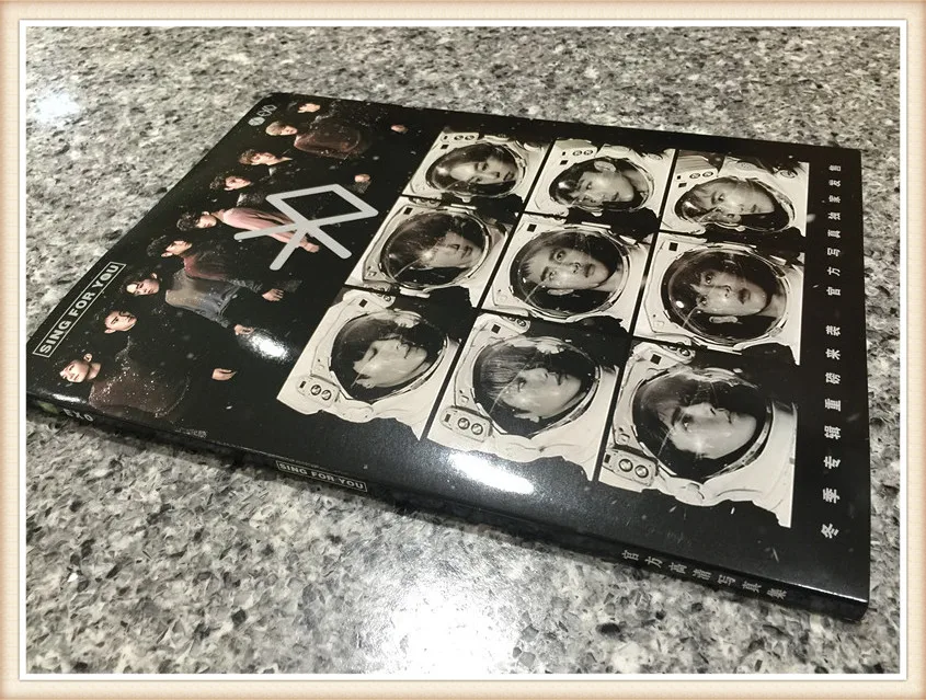 EXO EXO-K + M автограф аутентичный Sing для вас официальная книга китайская версия 03 2016 |