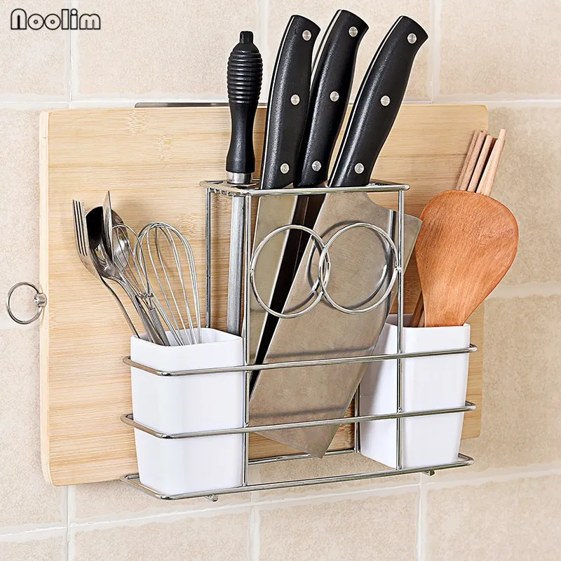 NOOLIM Держатель ножей из нержавеющей стали Палочки для еды клетка кухонная