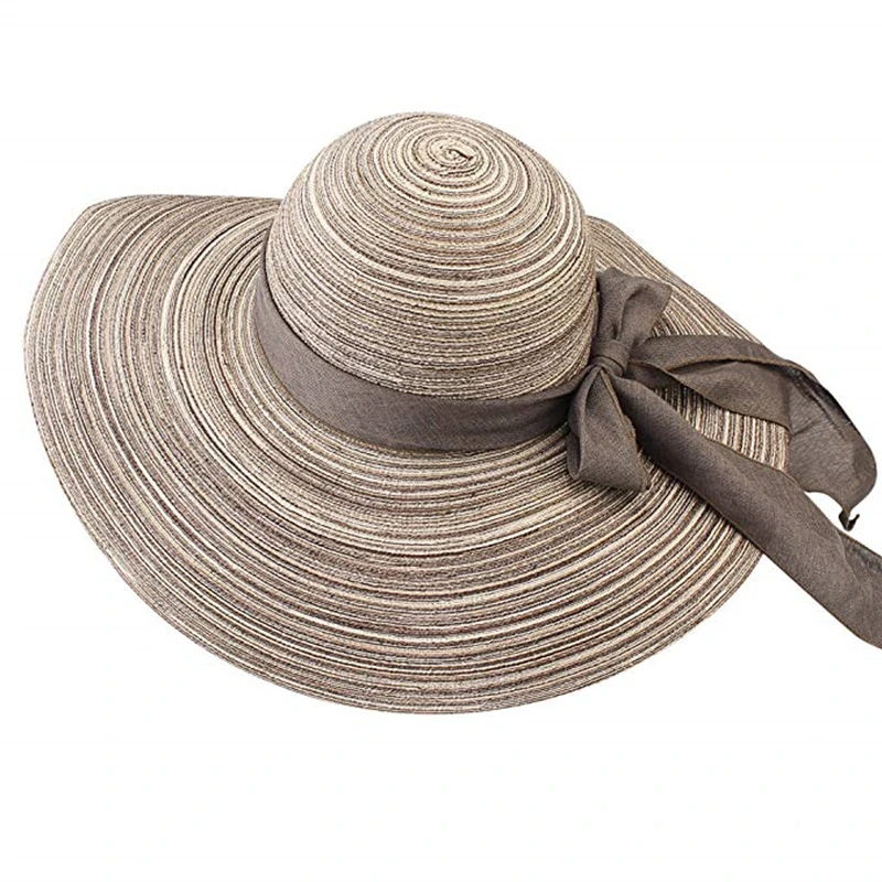 FURTALK Летние Шляпы для Женщин Мода Дизайн Женщины Beach Sun Hat с Складной Наполнянный