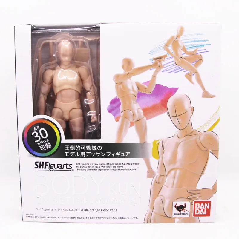15 см многожильные подвижные фигурки SHFiguarts BODY KUN/BODY CHAN серый/оранжевый цвет Ver ПВХ фигурка Коллекционная модель игрушки