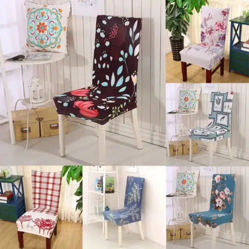 Съемный эластичный спандекс декоративный Чехол для стула столовой свадьбы