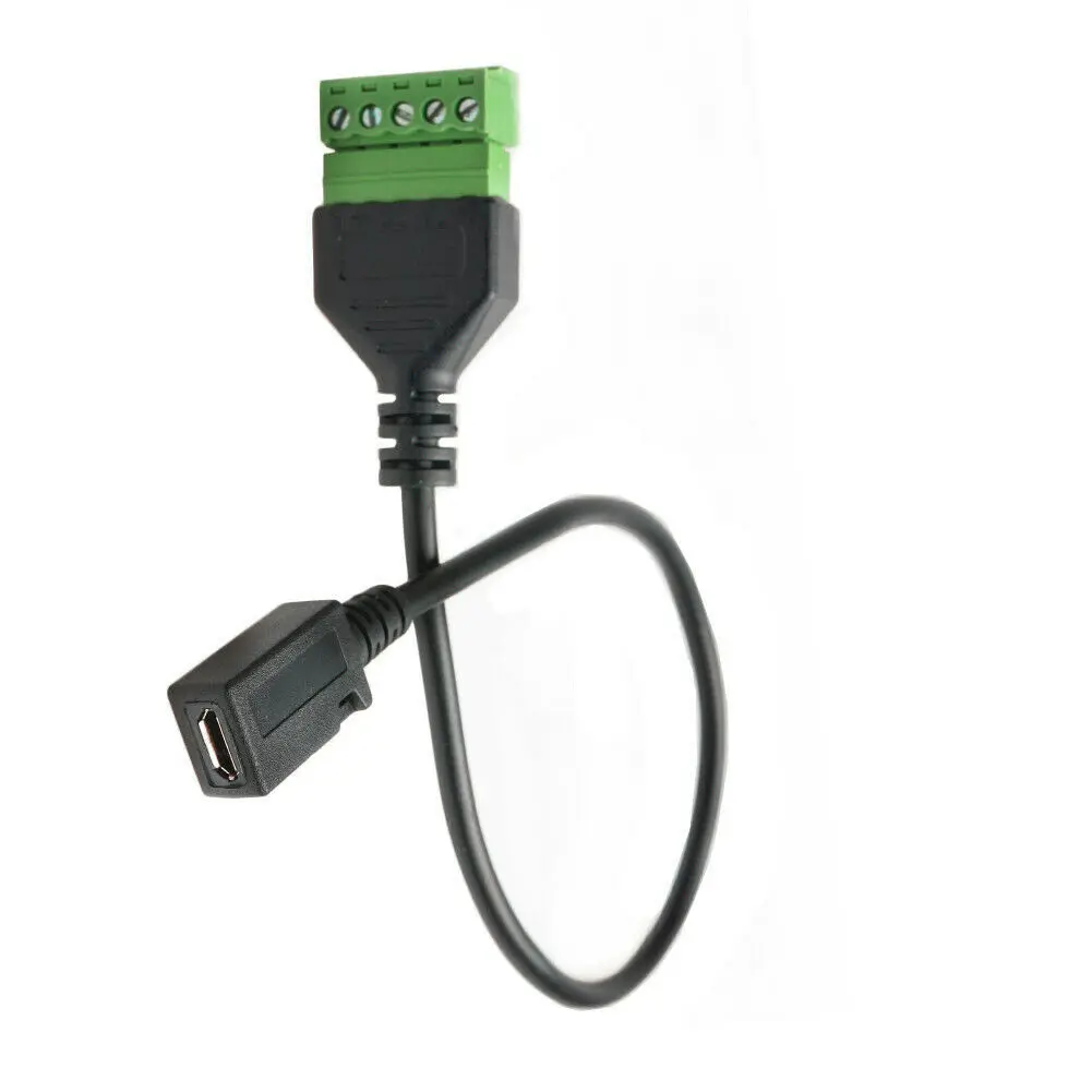 USB 2 0 Micro 5Pin Женский 5 Pin/способ женский болт screw Shield терминальный адаптер |