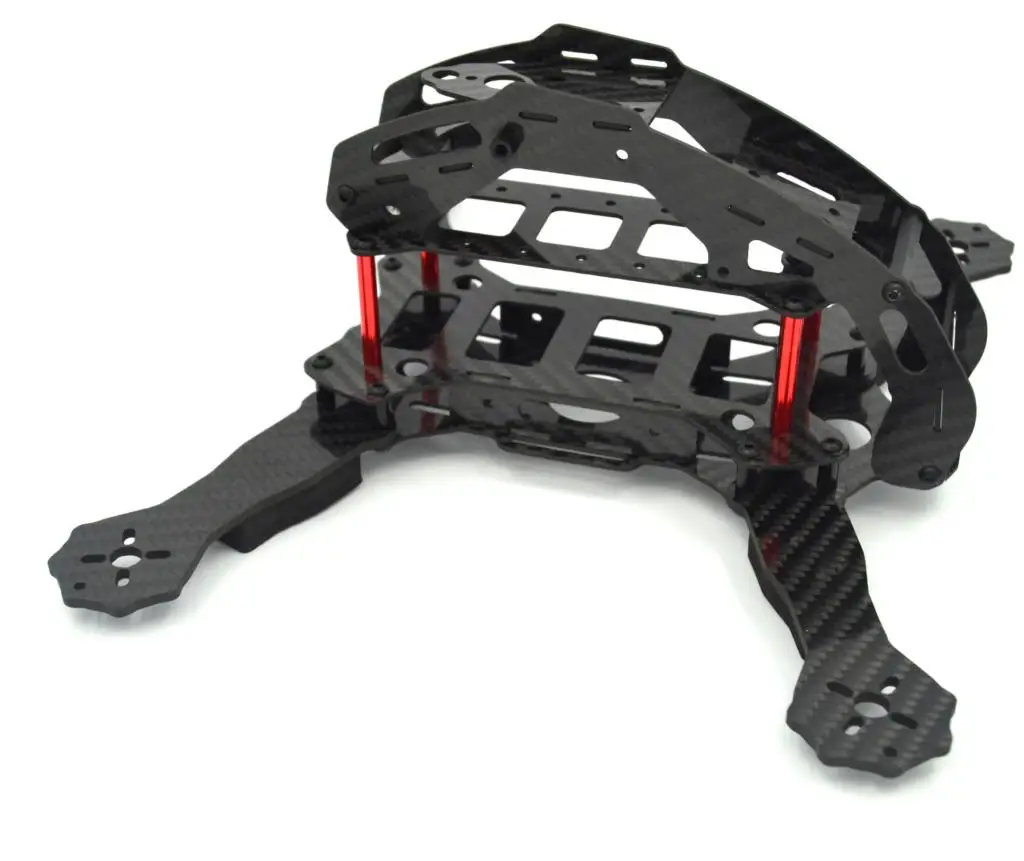 RC самолет Robocat 270 мм Мини 4 осевой полный карбоновый гоночный мини Квадрокоптер