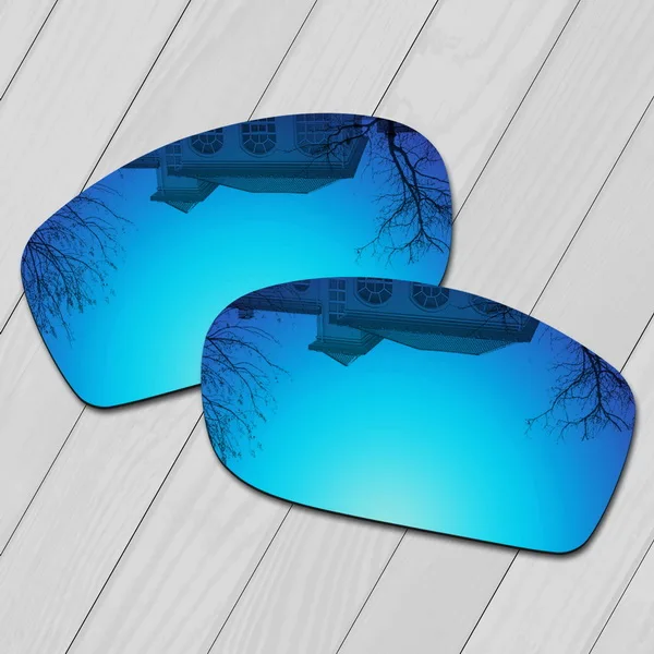Ice Blue E.O.S поляризованные улучшенная замена линз для Oakley Солнцезащитные очки с челюстью-множественный выбор - Цвет линз: Ice Blue