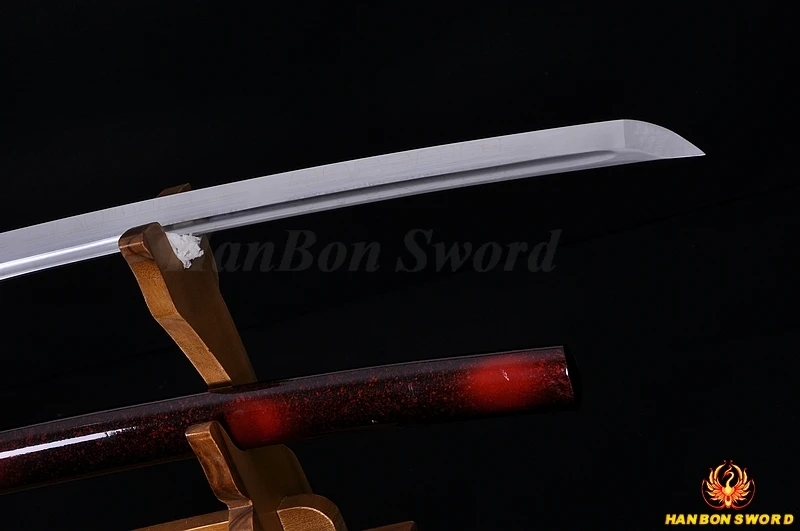 

Handmade Full Tang Japanese Samurai Bat Katana Sword Japan Kendo Knife Sharp Blade 1060 High Carbon Steel Katanas Can Cut Trees