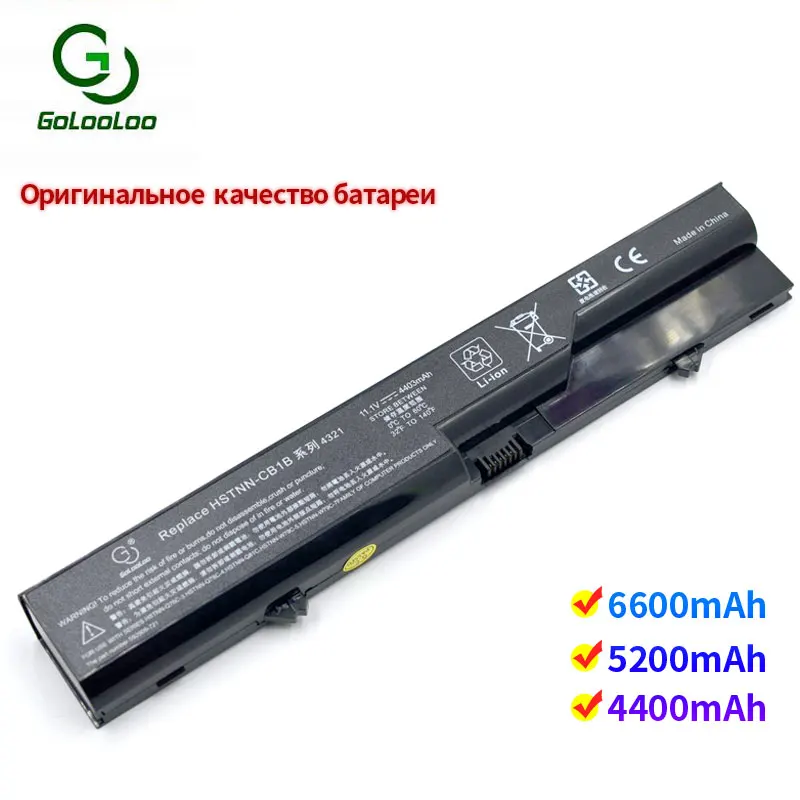 Аккумулятор Golooloo для ноутбука Hp ProBook 4425s 4520 4520s 4525s 4720s 587706 121 131 221 241 251 421 541