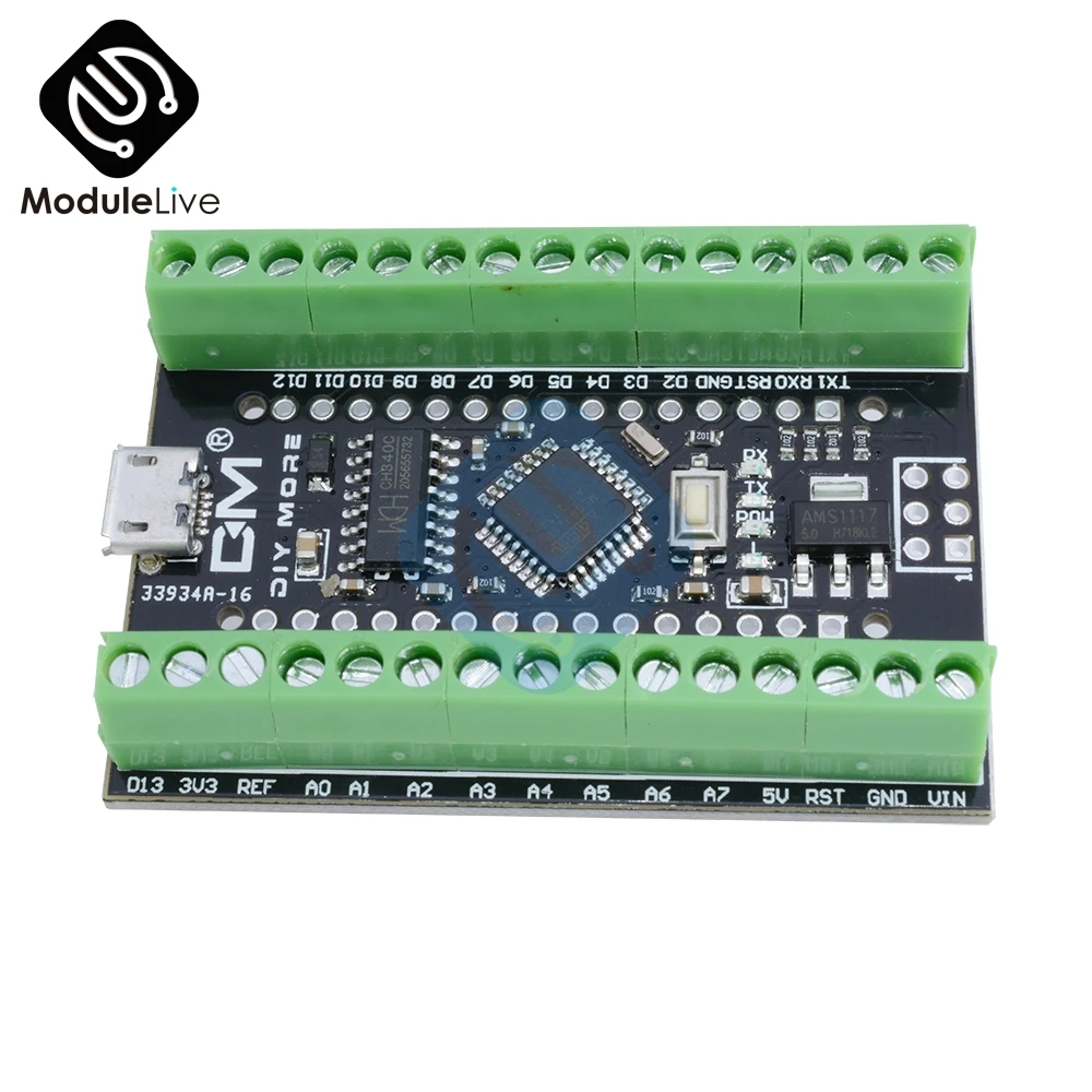 Микро-USB Atmega328P Nano V3.0 3 0 CH340G CH340 терминал драйвера свернутый адаптер плата