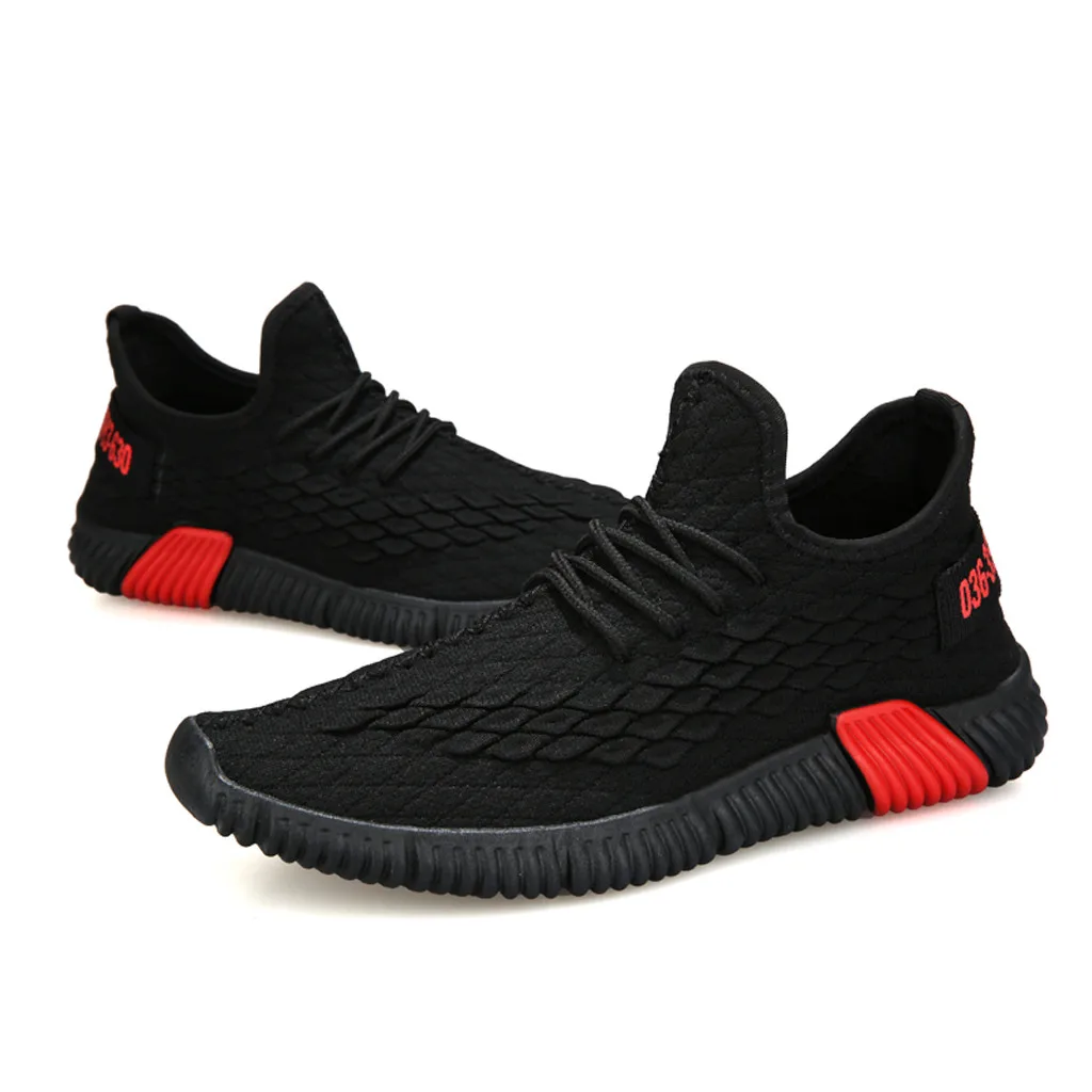 Мужская обувь кроссовки летние с рыбками тканевые Zapatillas Deportivas Hombre дышащая