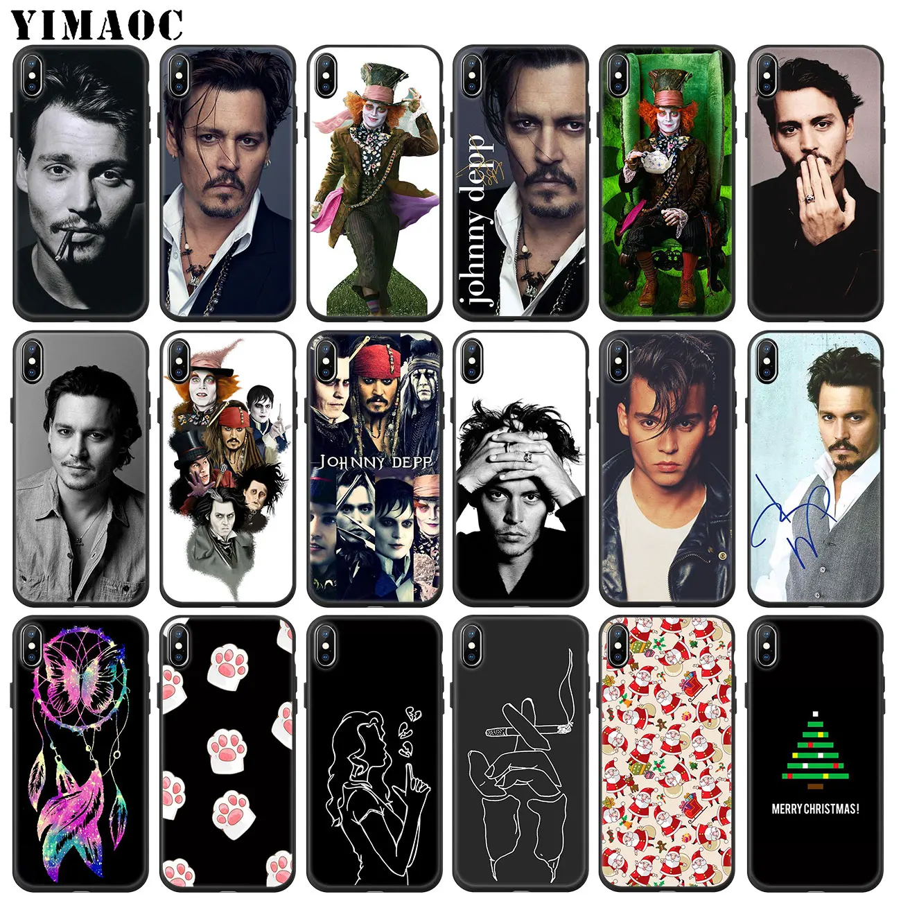 YIMAOC Мягкий силиконовый чехол для телефона Джонни Депп iPhone 11 Pro XS Max XR X 6 6S 7 8 Plus 5 5S SE