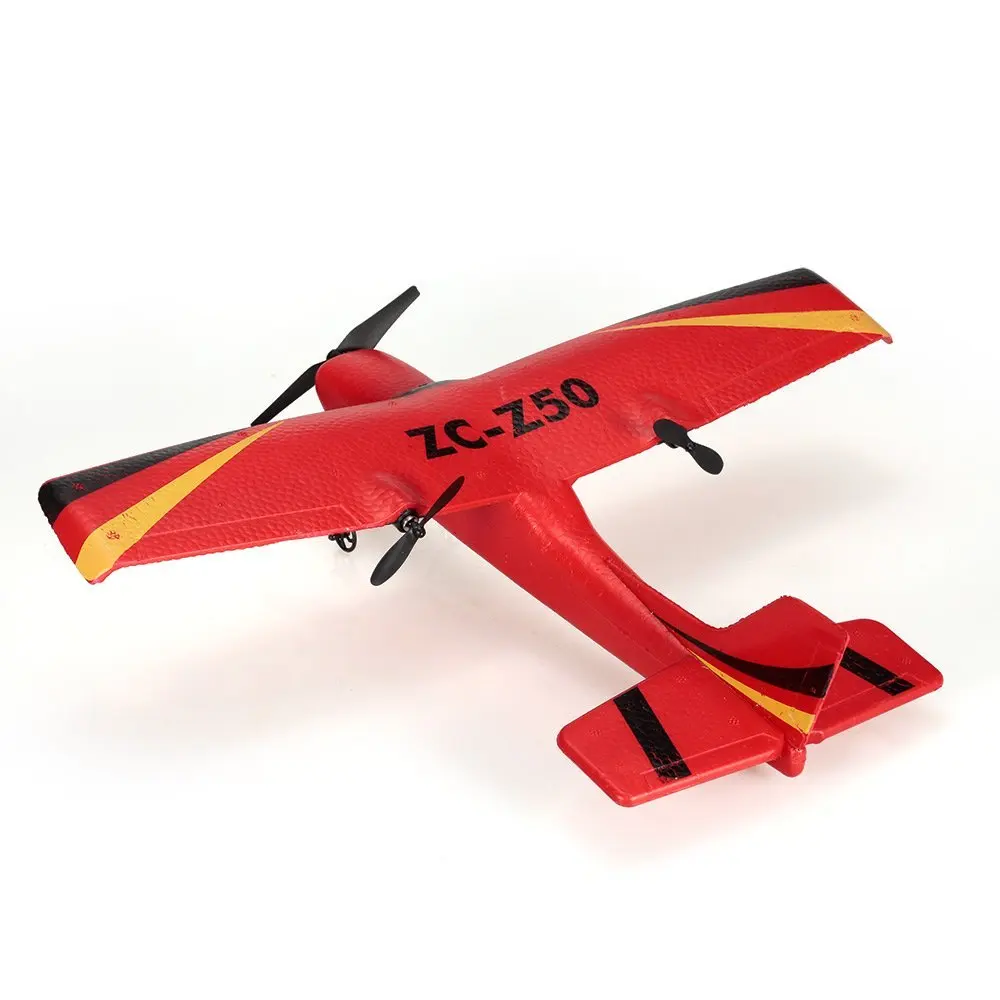 ZHI CHENG TOYS Z50 2 4G 2CH пульт дистанционного управления планер 350 мм размах крыльев EPP