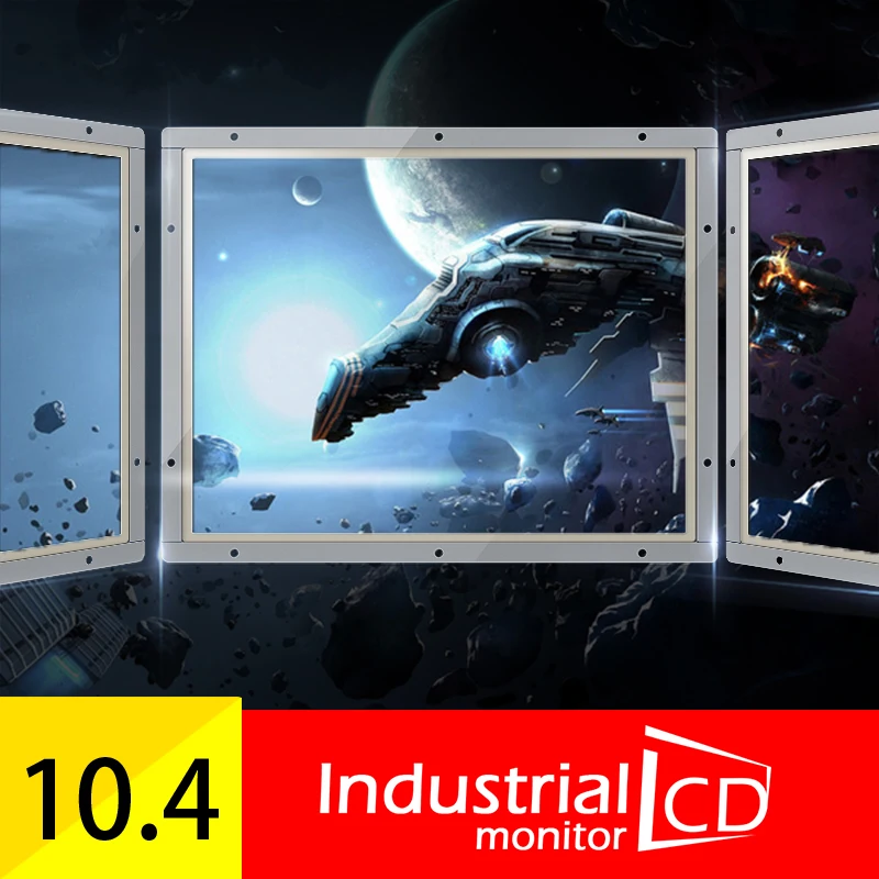 

10" 12" 15" Open Frame LCD Monitor With VGA Interface 1024*768 Resolution Square Screen Industrial Monitor Led for Industry