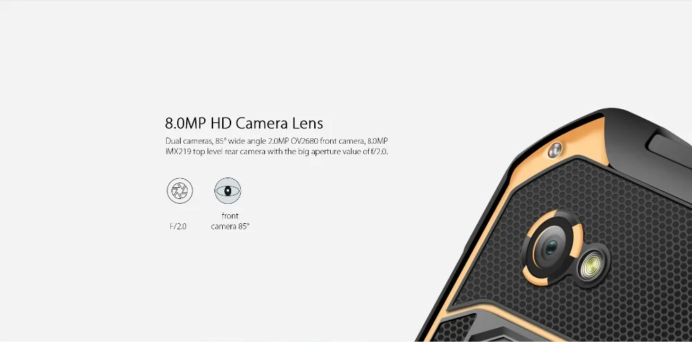Blackview BV6000S мобильный телефон Android 7,0 MTK6735 Четырехъядерный 4G FDD LTE 2 ГБ+ 16 Гб 13.0MP IP68 водонепроницаемый смартфон