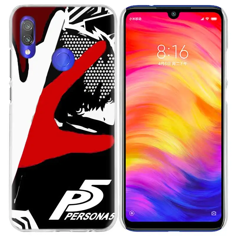 Чехол для телефона P5 Persona 5 аниме для Xiao mi Red mi Go Note 7 6 6A Pro S2 5 5A 4X mi A1 A2 9 mi x 3 5G 8 lite Play F1