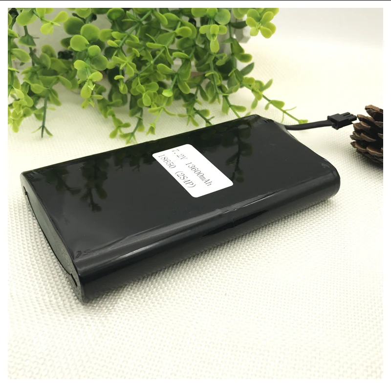 AERDU 2S4P 7,2 V 7,4 v 8,4 V 13600 мА/ч, 18650 перезаряжаемая аккумуляторная батарея для зарядки Ноута и сотового телефона NCR18650B Дополнительный внешний аккумулятор с BMS