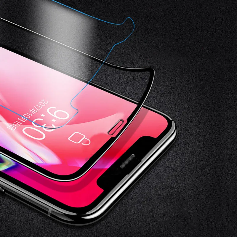5D гибкое стекло для iPhone Xs Max Xr Защитная пленка экрана с полным покрытием HD