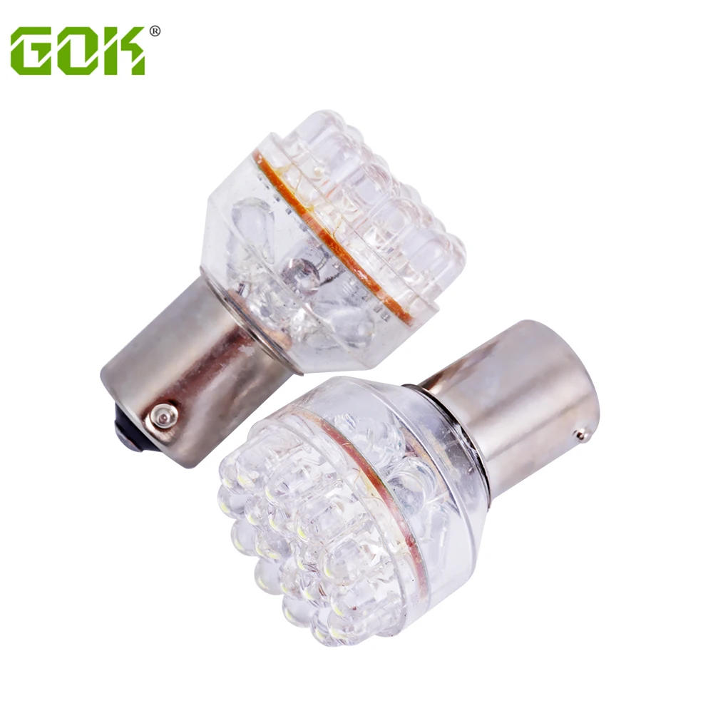 

2pcs 1157 1156 led BAY15D led 24LED Car Vehicle White Light ba15s BAY15D P21/5W Brake Reverse Backup Lights Turn Signal Lamp