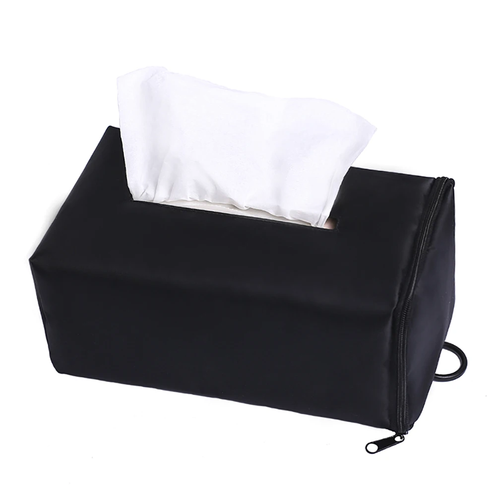 tissue box Сумка для хранения для iPad, автомобильные аксессуары, органайзер для заднего сиденья автомобиля, многофункциональная карманная подвесная сумка, универсальная водонепроницаемая - Название цвета: tissue box