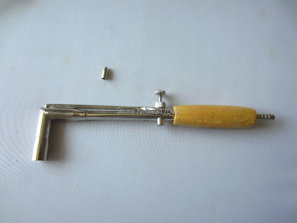 350 г регулируемая газовая медная горелка горящая труба с деревянной ручкой