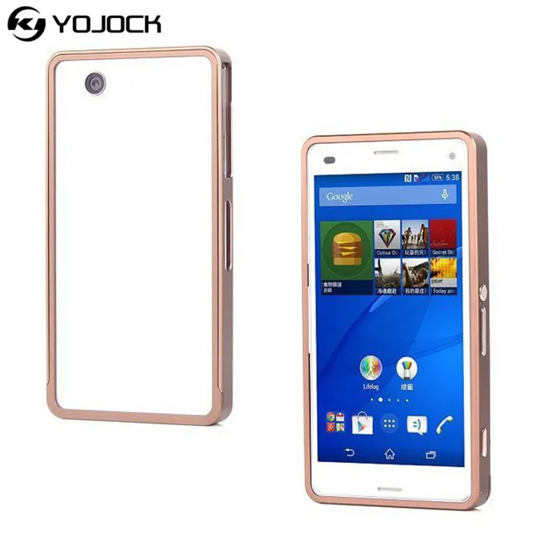 Z3 компактный тонкий металлический алюминиевый корпус Рама Fundas для Sony xpeia мини