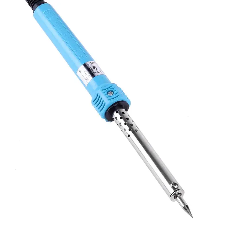 

US Plug 9pcs 220V 40W Constant Temperature Electric Soldering Iron Welding Kit Portable Welding Repair Tool Tweezers Solder Wire