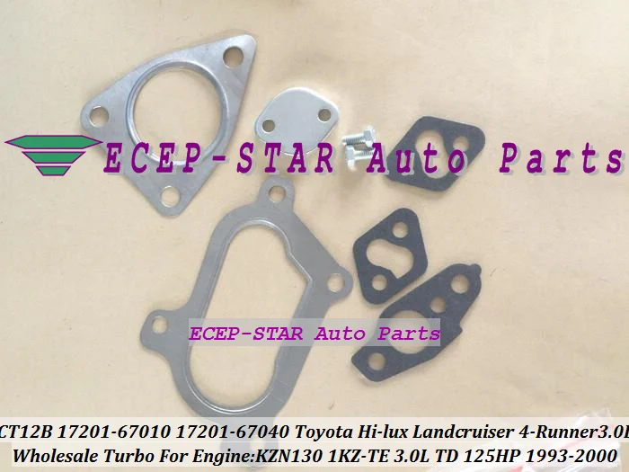 Турбокомпрессор CT12B 17201 67010 67040 для TOYOTA HI LUX KZN130 LANDCRUISER 1KZ TE 4 runner HILUX 93 1KZTE л л.с.|turbocharger