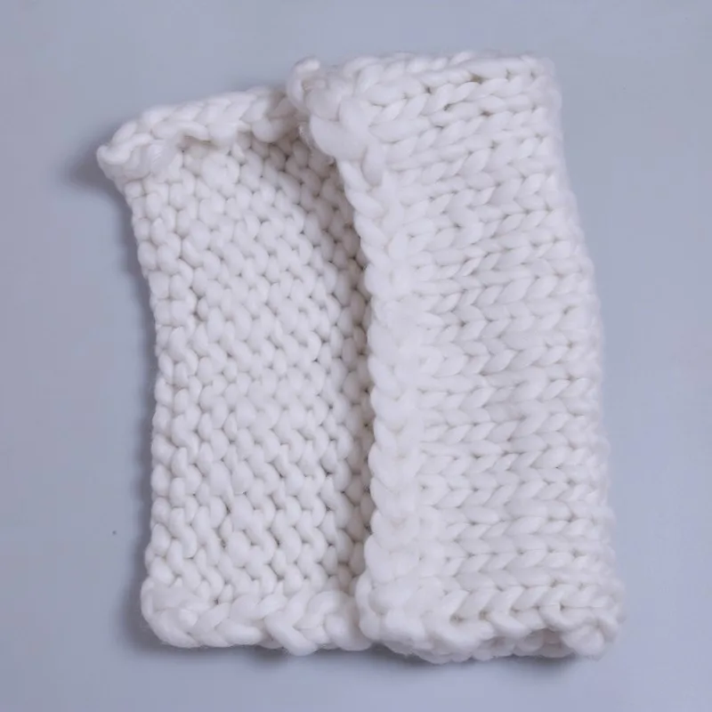 baby Crochet Basket Braid Photo Background High Quality Newborn photography props Blanket Swaddling stretch yarn hat Photo Props