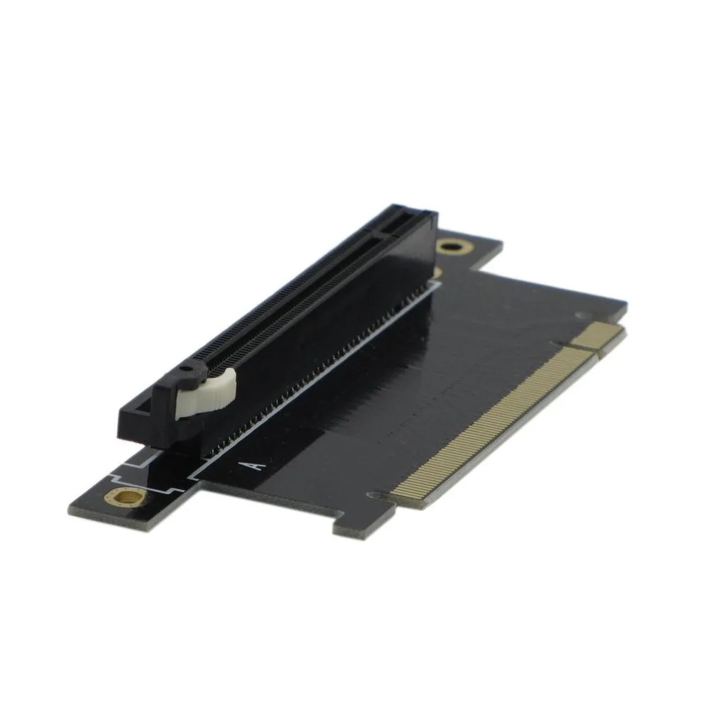 Карта расширения PCI-E 90 градусов с прямым углом вперед и назад переходная карта расширения адаптер чехол для компьютера Соединительная карта