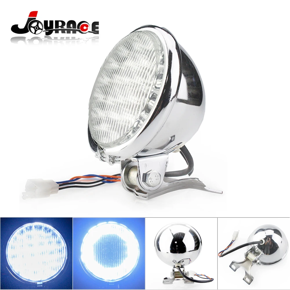Аксессуары для мотоциклов хром 5 дюймов светодиодный налобный фонарь Harley Bobber Chopper