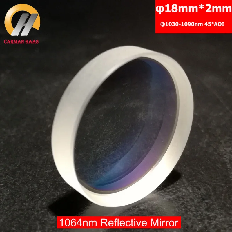 

Carmanhaas Fiber YAG 1064nm Reflection Mirror Reflective Laser Lens Dia 20mm*3mm Thickness Lenses Eye Contact Diode Telescope Vr