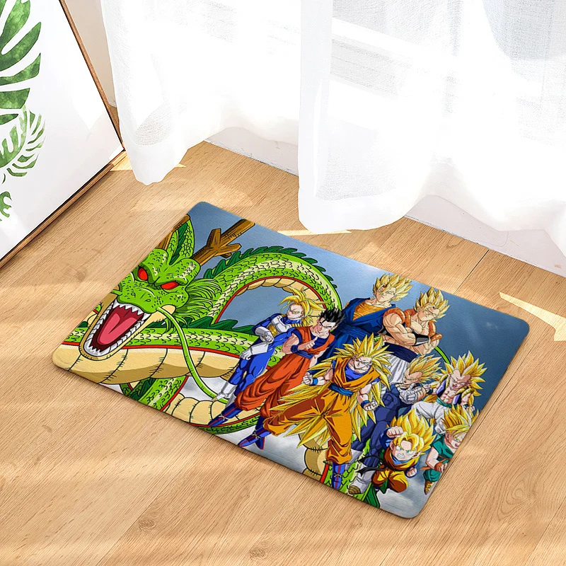 see chart IVYYE Dragon Ball индивидуальный коврик с рисунком из аниме украшения для дома ковры мультяшный коврик для спальни коврики для ванной плюшевые коврики коврик для двери Новинка - Цвет: see chart