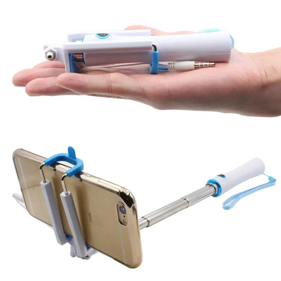 Портативная Проводная селфи палка Mini6S раздвижной мини монопод 13 70 см для