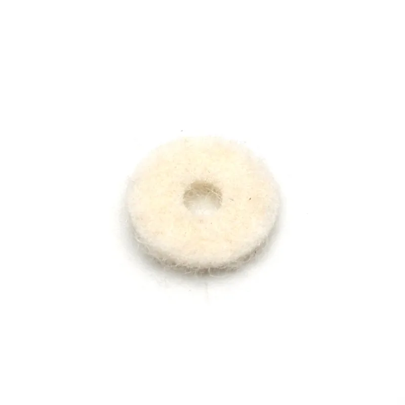 10 шт. ремешок гитары с кнопкой войлока шайба крем Цвет 10x1mm|Детали и аксессуары для