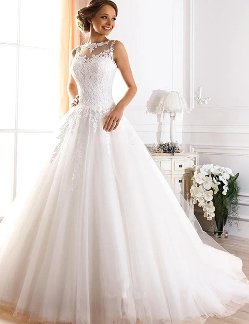 Лодка-Образным Вырезом Развертки Поезд Рукавов Танк Аппликации Кнопка Тюль