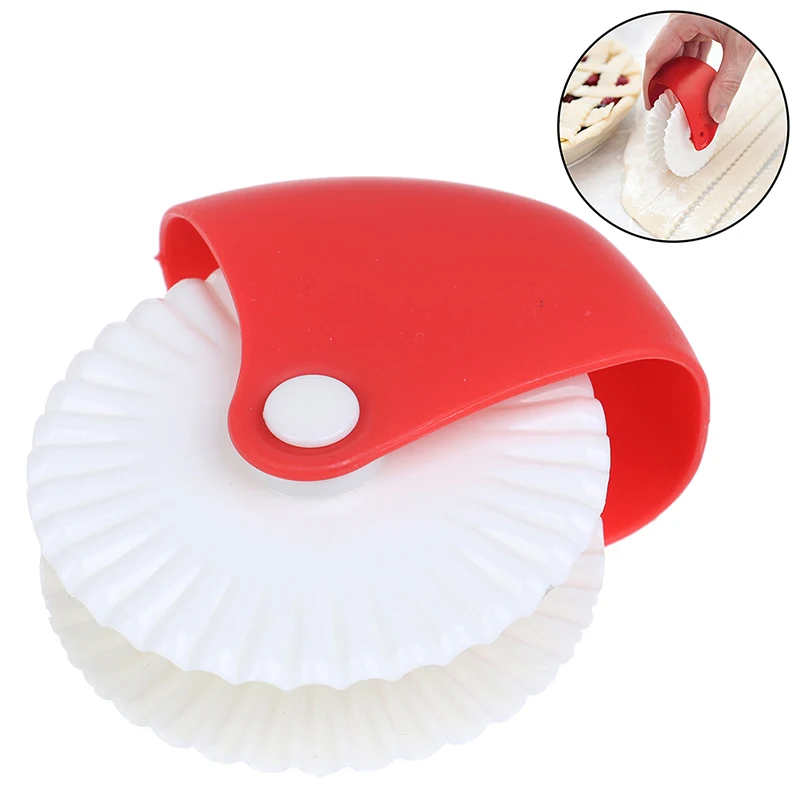 New Pizza Pastry Lattice Cutter Pie Decoration Plastic Wheel Roller for Crust Baking | Дом и сад
