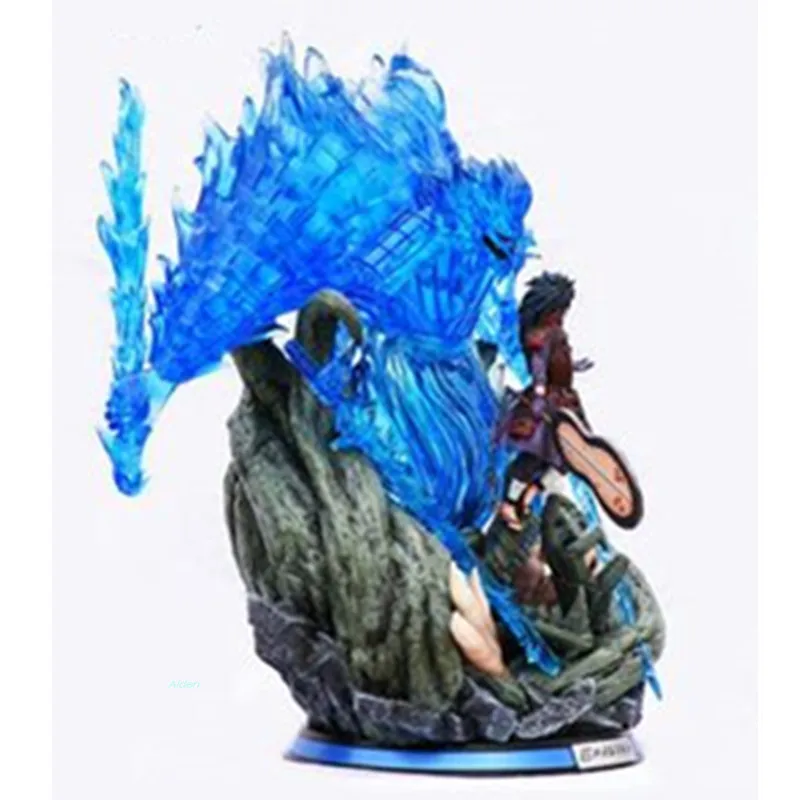 Статуя Наруто Uchiha Madara бюст Susanoo полноразмерный портрет со светодиодный светильник 1/8 ПВХ фигурка модель игрушки коробка 64 см Z1667