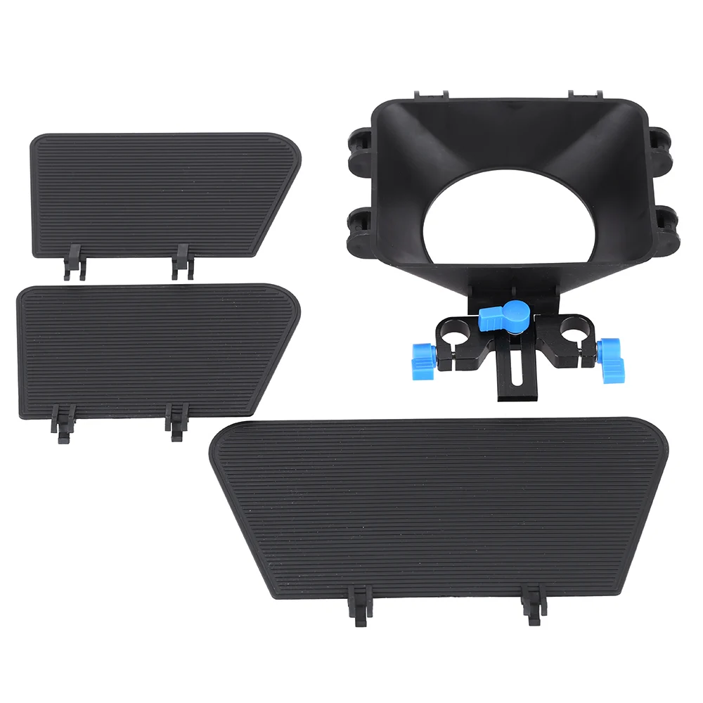 Матовая коробка солнцезащитный козырек для 15 мм рельсовая штанга Follow Focus Rig Viltrox