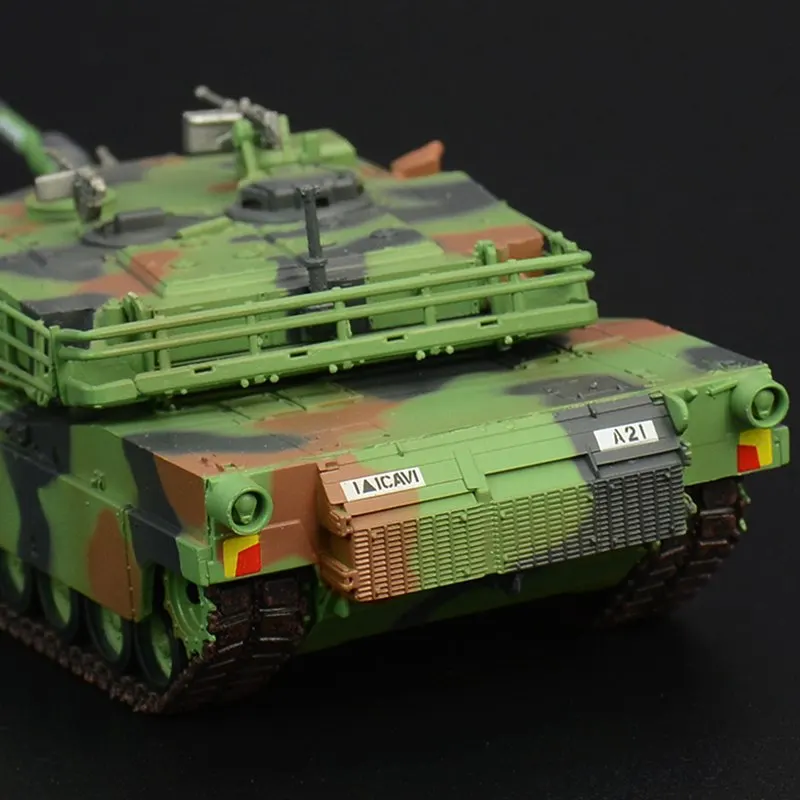 Предварительно встроенный 1/72 масштаб M1 Abrams M1A1 Американский боевой танк хобби Коллекционная готовая пластиковая модель