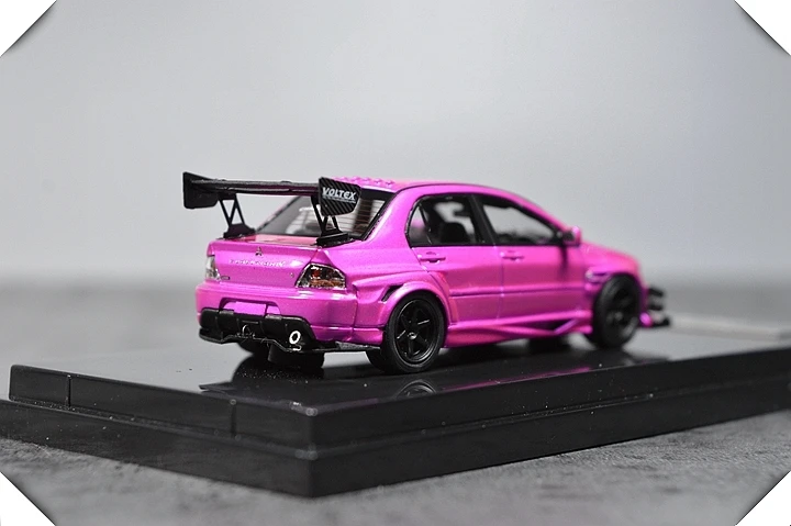 Новый литой металл 1:64 Mitsubishi Evo Vii семь поколения переделка модель автомобиля