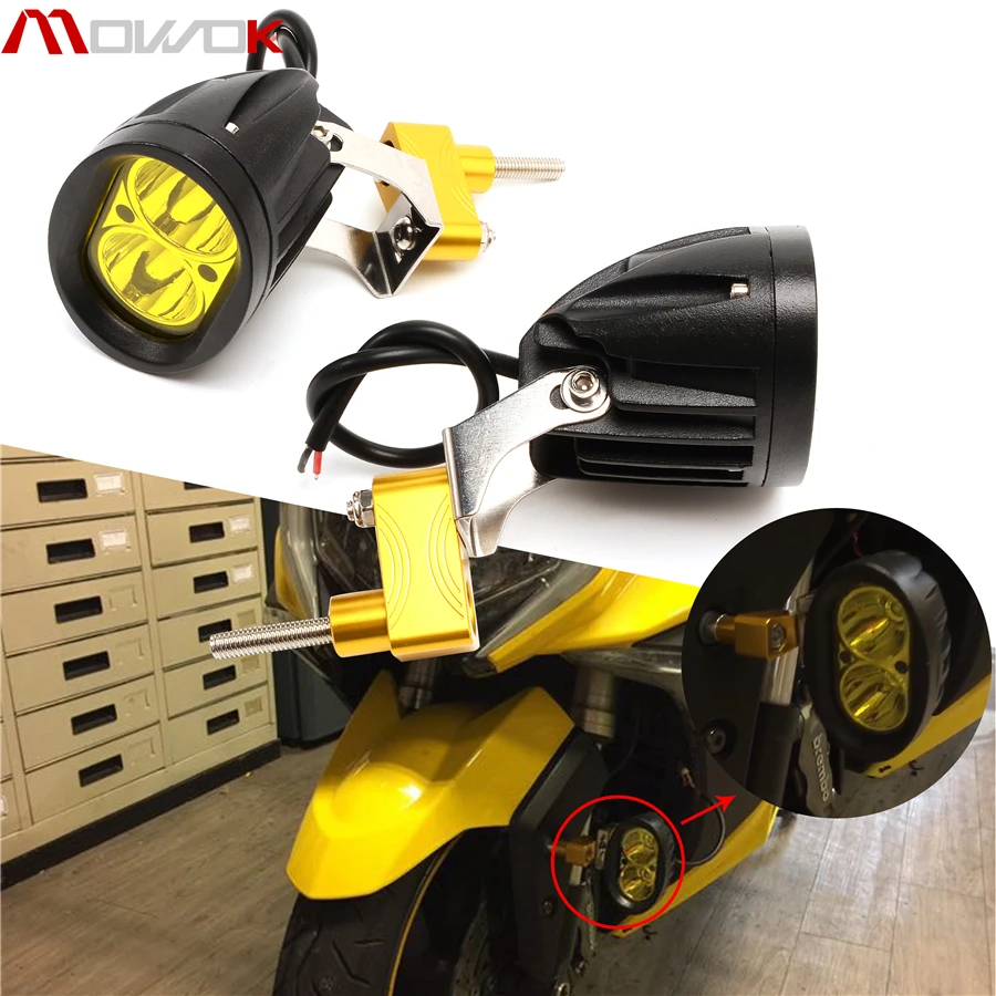 Для kycco Xciting 250/300/400/500 Xciting S400 Нижняя Вилка Крепление Держатель прожектора огни кронштейн& мотоцикл прожектор