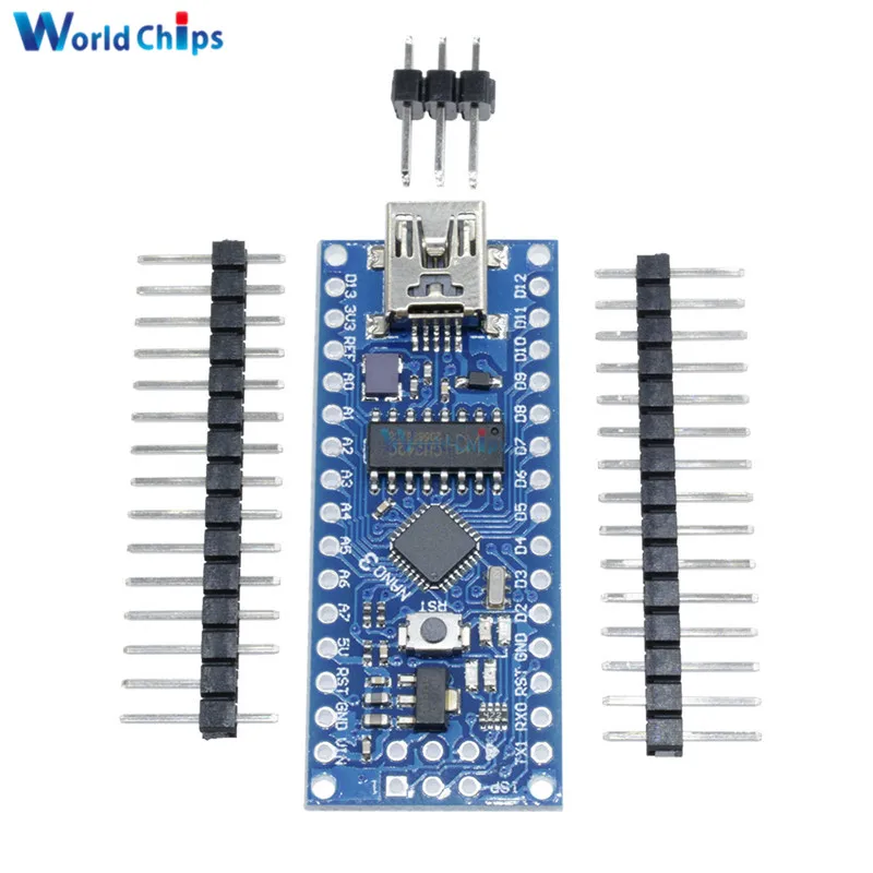 ATmega168 CH340 CH340G Nano V3.0 3,0 Mini USB UART плата 16 МГц 3,3 В 5 В микроконтроллер модуль для Arduino