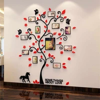 family photo frame tree acrylic wall stickers 3d removable diy art wall poster decals poster for bedroom living room home decor