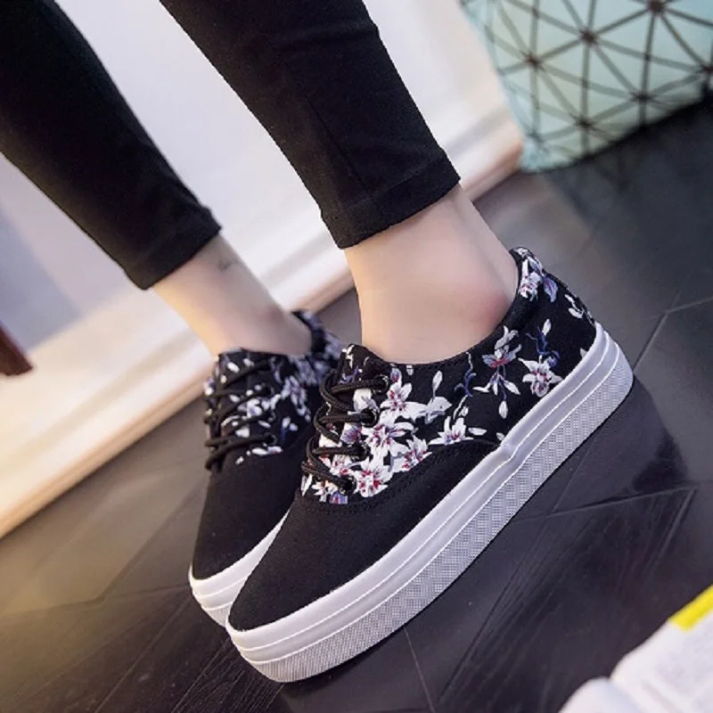 2018 новый Лепесток плоской подошве повседневная обувь парусиновая Летние туфли